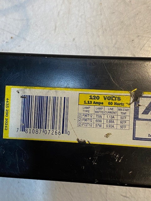 Advance Electronic Ballast Standard REL-2P60-S | 120V 1.13Amps 60Hz