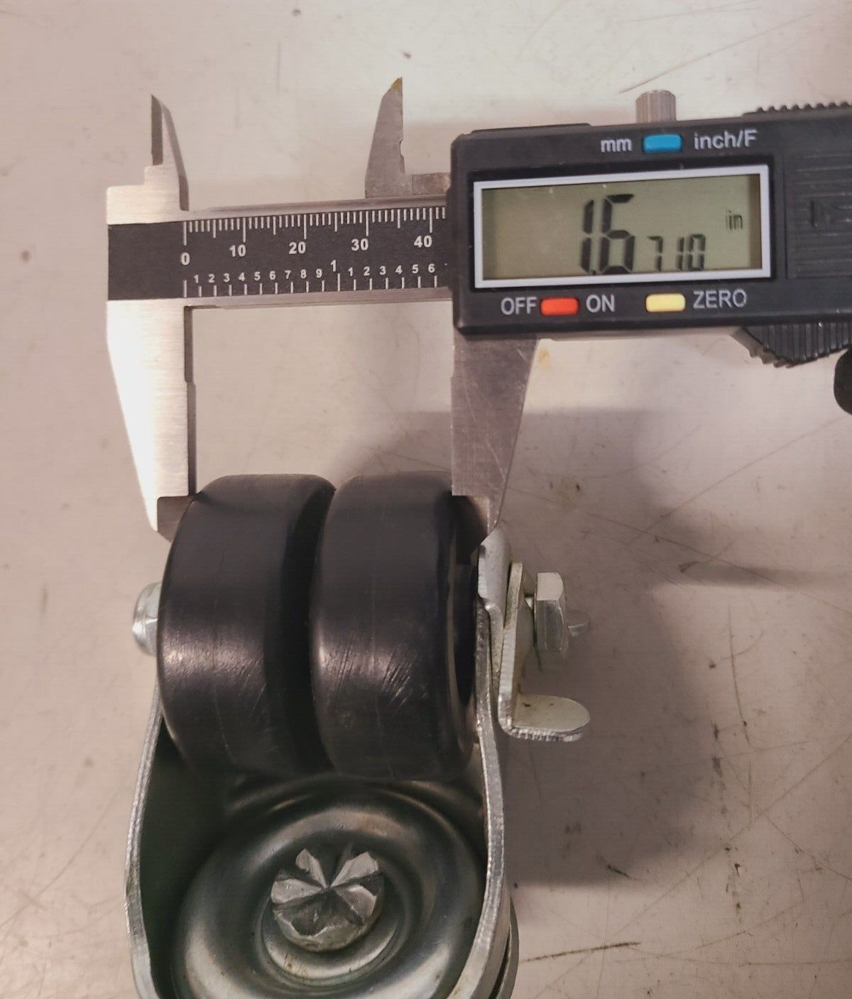 4 Quantity of Swivel Casters with Brake Dual 2" Wheel (4 Qty)