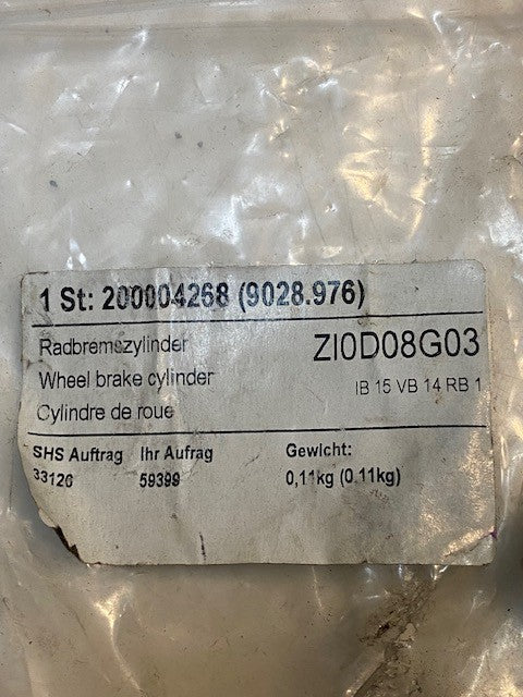 Knott 44015 Wheel Brake Cylinder Replacement 200004268 | Z10D08G03