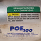 Remanufactured A/C Compressor PL899 | POE 100 | R12 & R134A