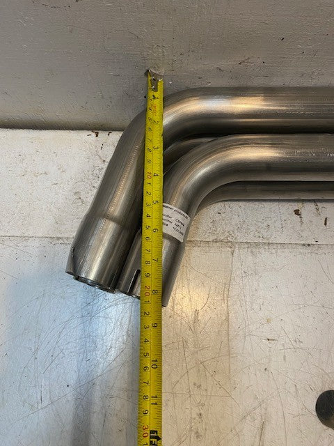 4-Pipe Exhaust Header Muffler CSP808 | 34872 | 18-1/2" Long 38mm Bore 45mm End