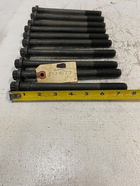 10 Quantity of Detroit Diesel 60 Head Bolt 7-1/2" 8929123 (10 Quantity)