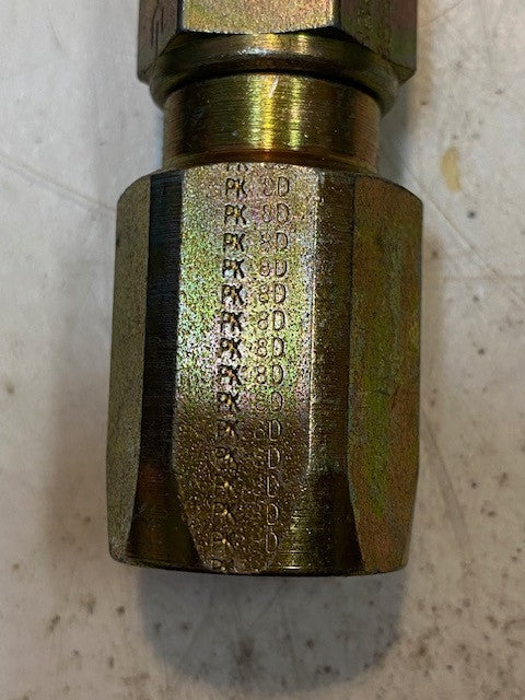 2 Qty of Parker 1/2 R5-10 | SAE JIC | PX8D Hydraulic Hose Fittings (2 Qty)