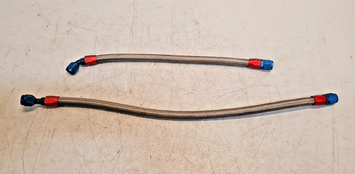 2 Qty of Ducati Racing Corsa Oil Cooler Hoses 17.5" Length | 11.5" Length(2 Qty)