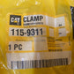 2 Caterpillar CAT Clamps 115-9311 (2 qty)