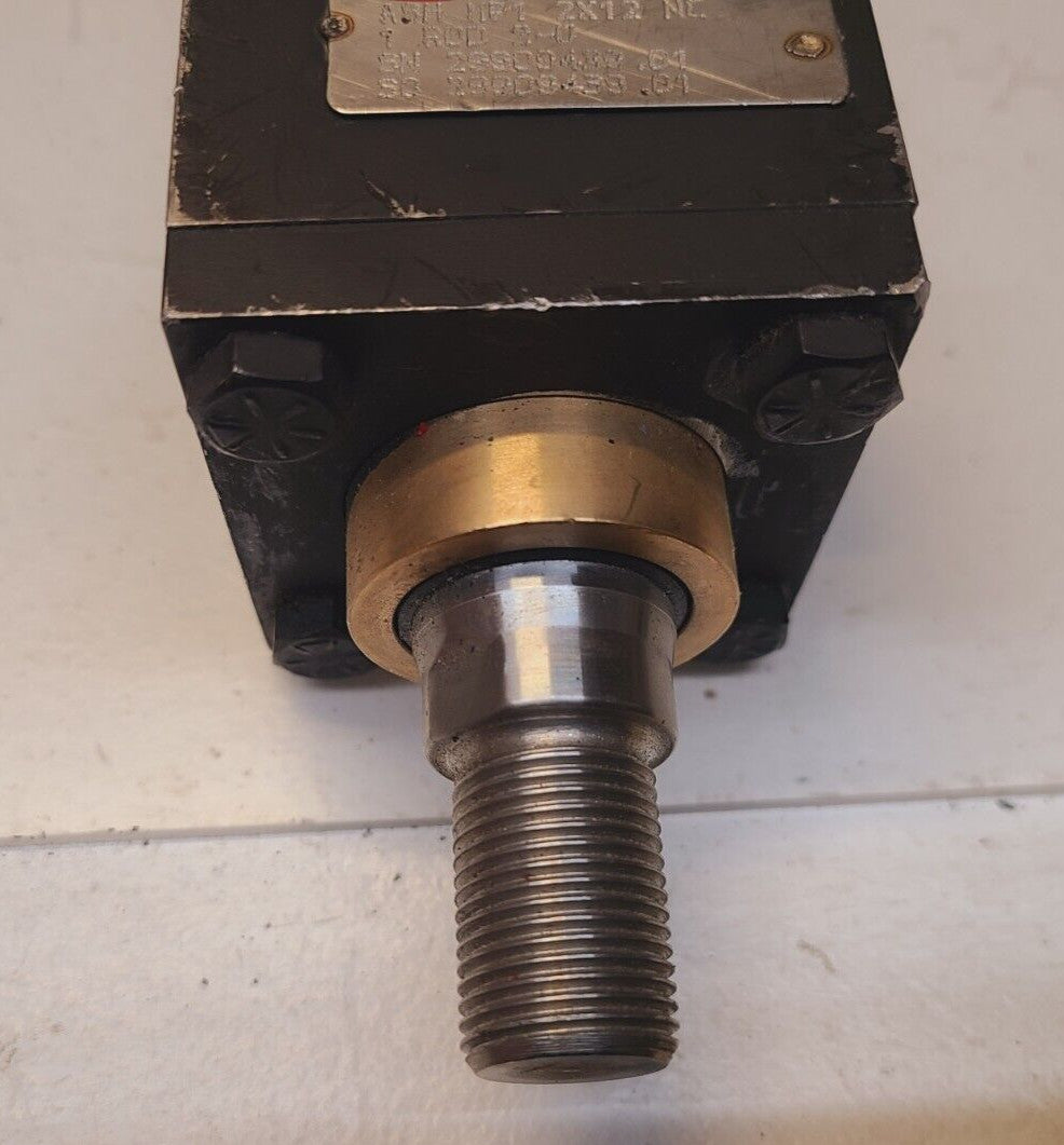 Air-Dro Cylinders Inc Pneumatic Cylinder ASH MP1 2x12 NC 1 ROD 2-U 299090439.01