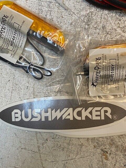 Bushwacker Fender Flare Kit Including Set of 2 Heavy Duty Lighting HD40106Y