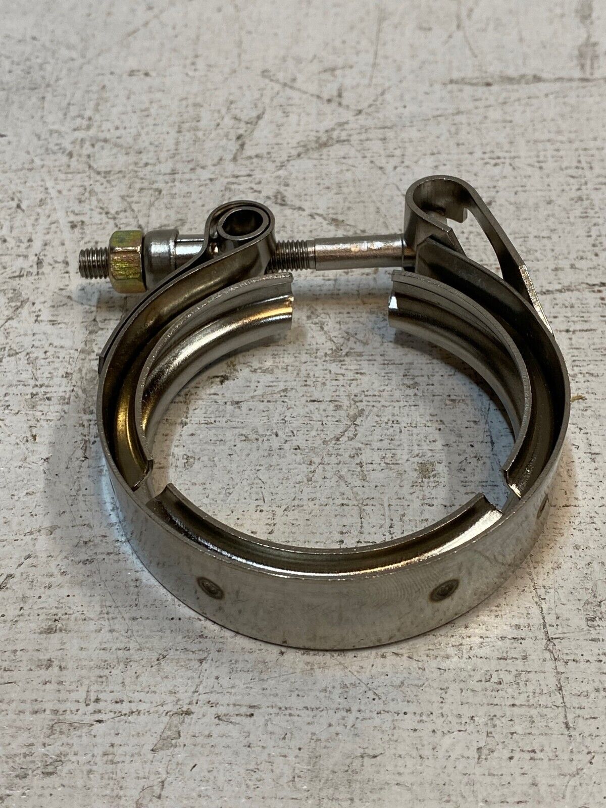 10 Quantity of 2.5” Stainless Steel V-Band Hose Clamps 3/4" Thick (10 Quantity)