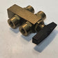 ABCO Kantleak 5 Port Stack Valve for Freon 134a | 12 500 502 22 404a 410A | 1/8"