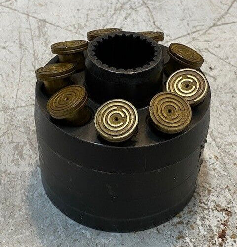 Hydraulic Pump Piston Shoe Cylinder Block Rotating Group 24 Spline 40mm Bore