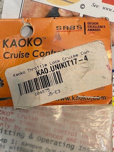 Kaoko Throttle Lock Cruise Control for Kawasaki KA0.UNIKIT17-4