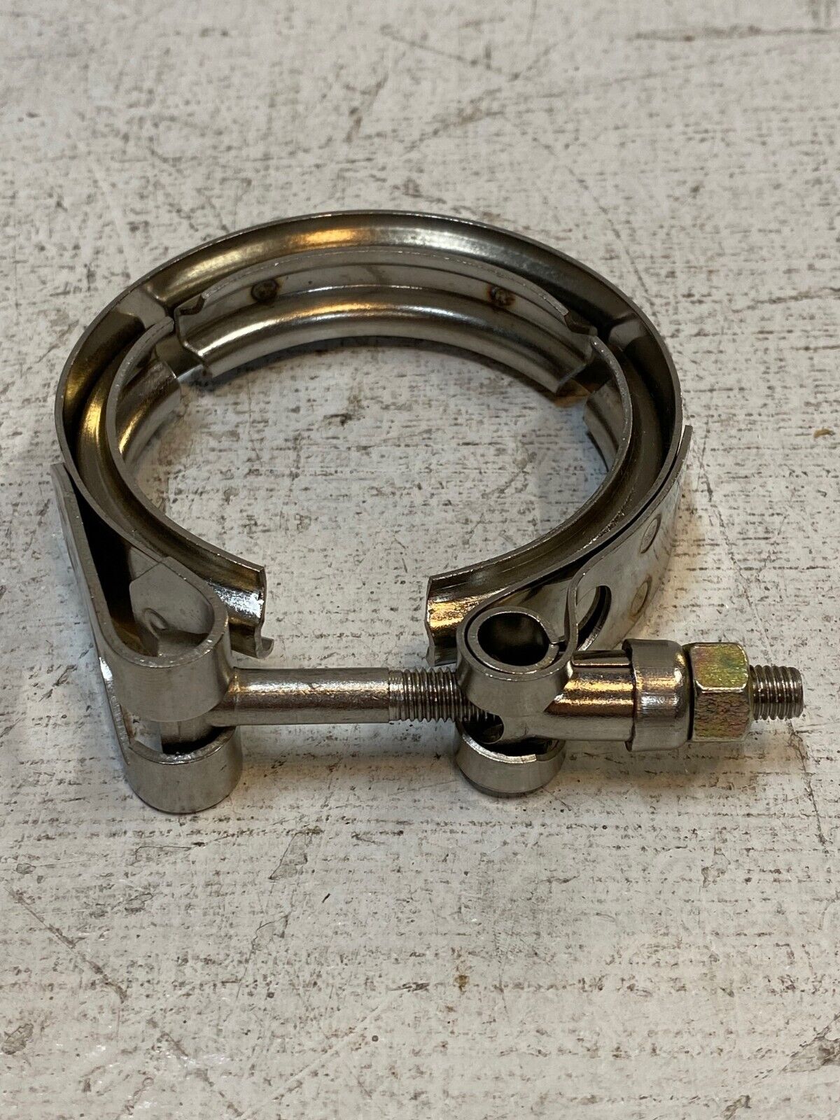 10 Quantity of 2.5” Stainless Steel V-Band Hose Clamps 3/4" Thick (10 Quantity)