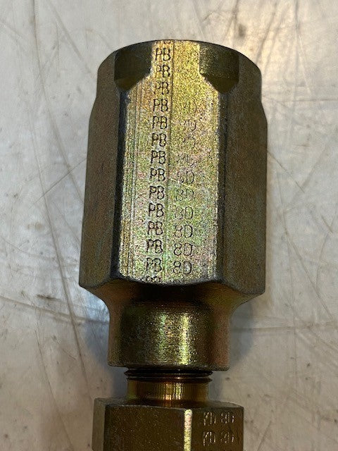 Parker 30 Series 3/8x2W R2 No Skive PB8D 34-42 KD8D Hydraulic Hose Fitting