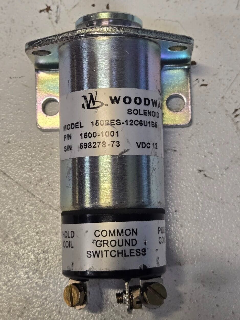 Woodward Solenoid 1502ES-12C6U1B5 | 1500-1001| 598278-73