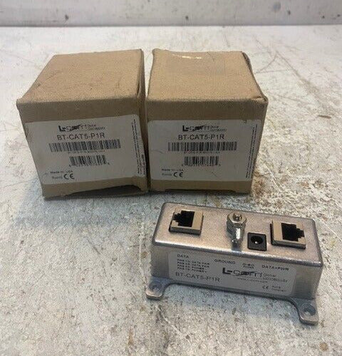 2 Quantity of L-Com BT-CAT5-P1R Reverse Polarity Passive Injectors (2 Quantity)