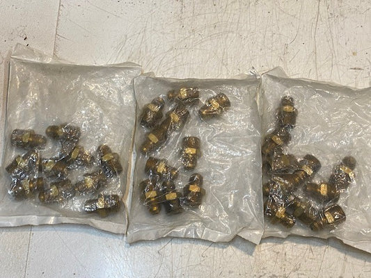 3 Bags of 10 Qty of Anderson Fittings U1-6D Connectors 3/8x1/2 (30 Pcs Total)