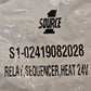 2 Quantity of Source 1 24V Heat Sequencer Relays S1-02419082028 | 12S20 (2 Qty)