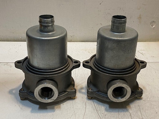 2 Quantity of Hydraulic Filter Return Tank Housings 6-1/2" H 25mm Bore (2 Qty)