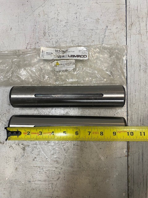 2 Lot of Lempco 951-1640 2" OD 10" Long Straight Guide Post (2 Qty)