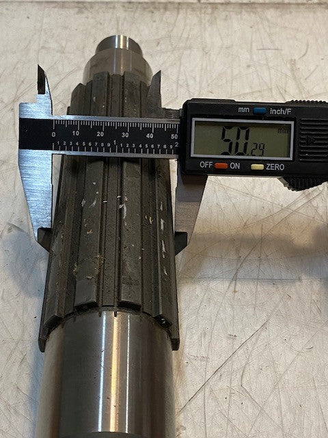 Chelsea Output Shaft 3P950 | 9-1/2" Long 50mm OD 10-Spline