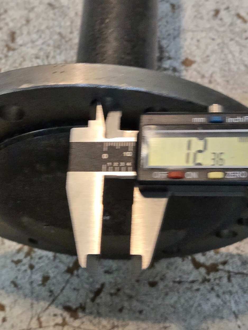 Driveshaft 18 1/2" Length 7 3/8" Hub Diameter 2 3/4" Shaft Diameter