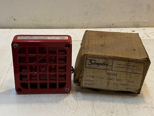 Simplex Fire Alarm 624-548 Type 4050 | 6 V | 50/60 Hz | 1.8 Amps