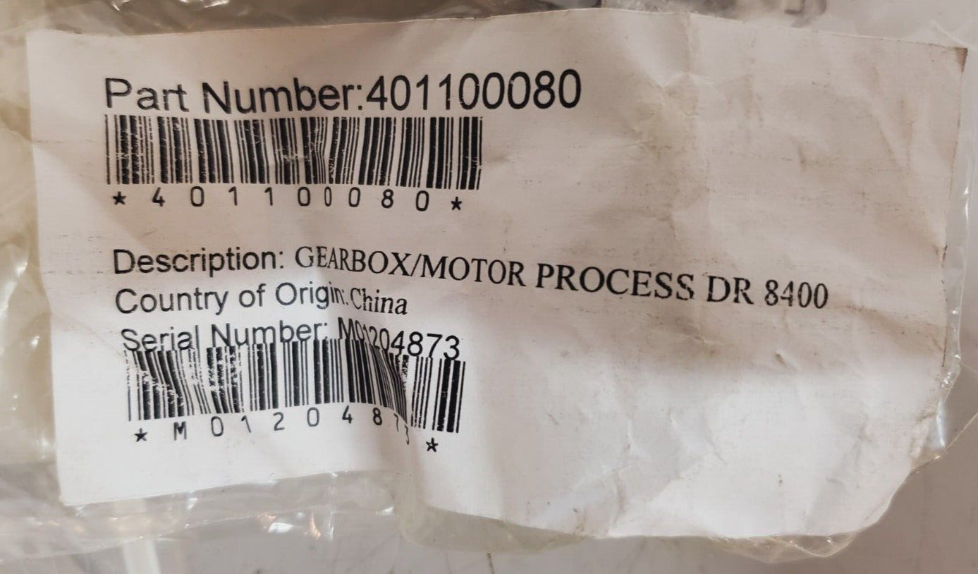 Xerox Buehler Motor Gearbox / Motor Process DR8400 | 401100080 | M01204873