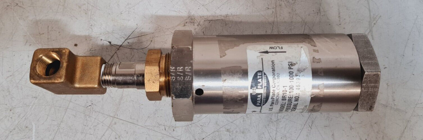 PARAPLATE Pressure Relief Regulator 100-1000 PSI | BR10-1 | 46393