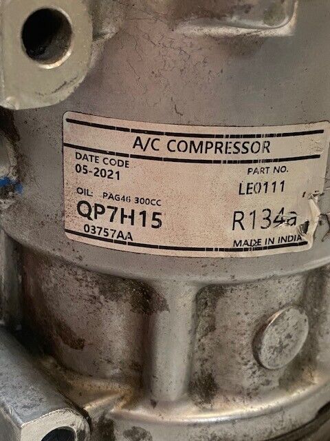 A/C Compressor QP7H15 LEO111 03757AA WXSNKJ - USED