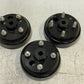 3 Qty of Golf Cart Brake Drum Hub Assys 4-Bolt 6-1/2" OD 19mm Bore (3 Qty)