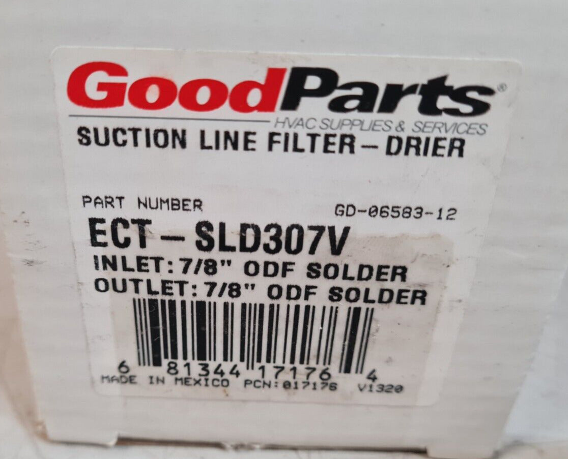 Emerson GoodParts Suction Line Filter Drier TS-307S | GD-06583-12 | ECT-SLD307V