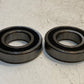 2 Quantity of Deep Groove Radial Ball Bearings 6208-RS 40x80x18mm (2 Quantity)