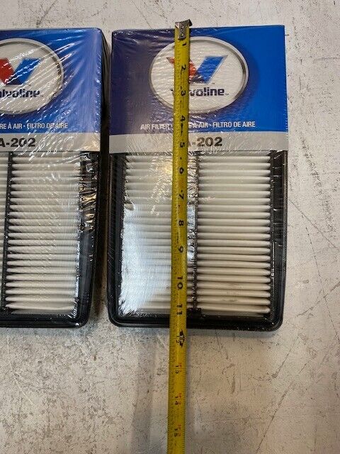 2 Quantity of Valvoline VA-202 Air Filters (2 Quantity)