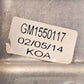 KOA Driver Side Rear Power Window Regulator GM1550117 | 25922333 | 06-RL