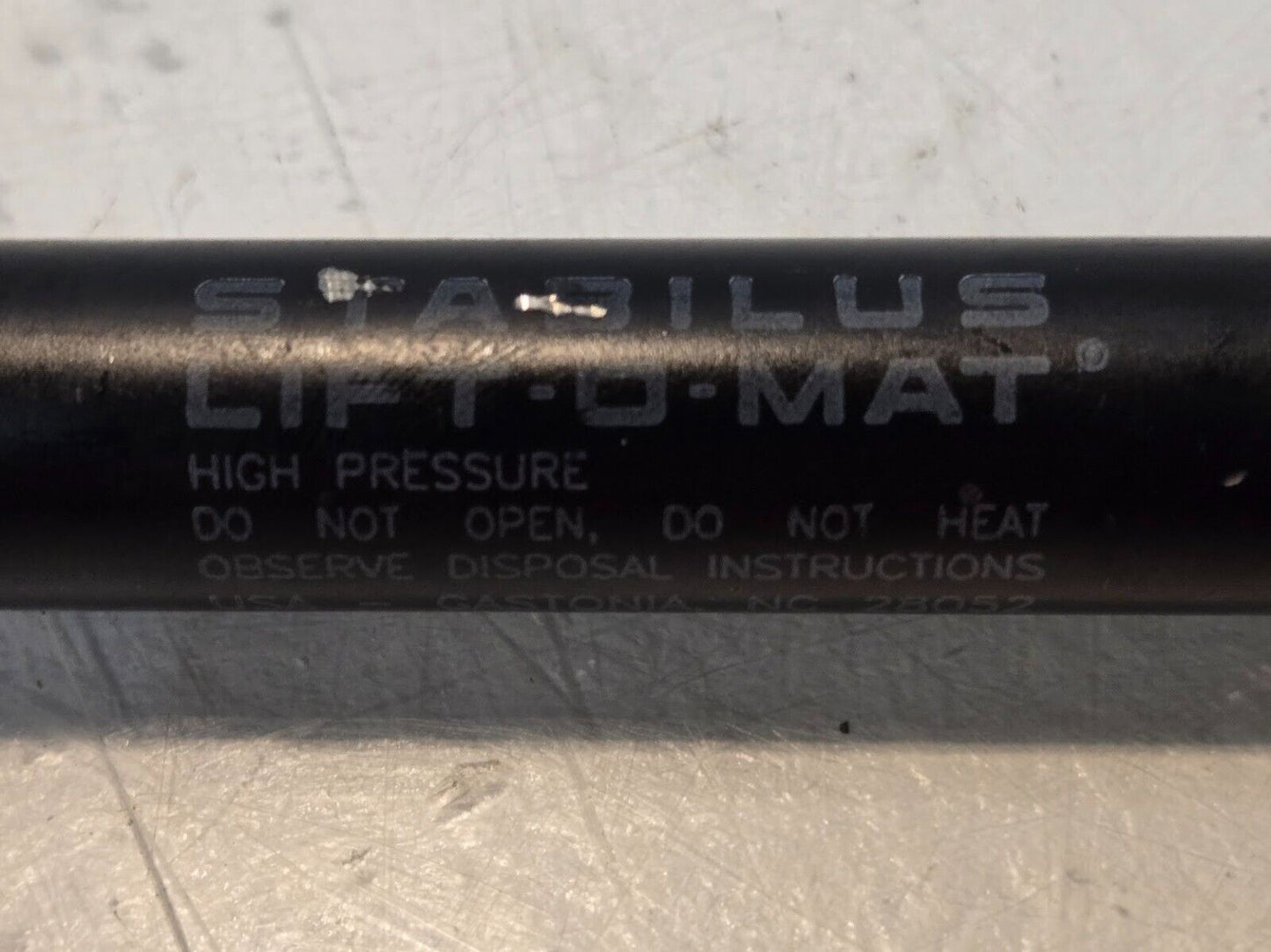 Stabilus Lift-O-Mat Gas Spring 752924 0500N 084/12 A 27 | 20" Long 18mm Diameter
