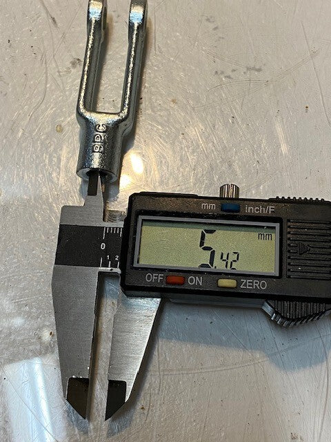 17 Quantity of BPC Clevis Yoke Ends 2-1/2" Long 3/4" Wide 8mm Pin Hole (17 Qty)