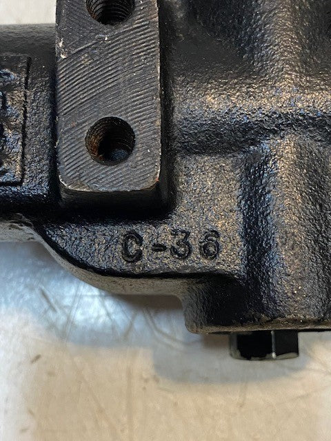 Energy Manufacturing Hydraulic Log Splitter Control Valve 156C, C-36, 23mm Bore