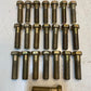 22 Quantity of Hex Head Screw Bolts 2-1/4" (58mm) L 12mm Thread (22 Quantity)
