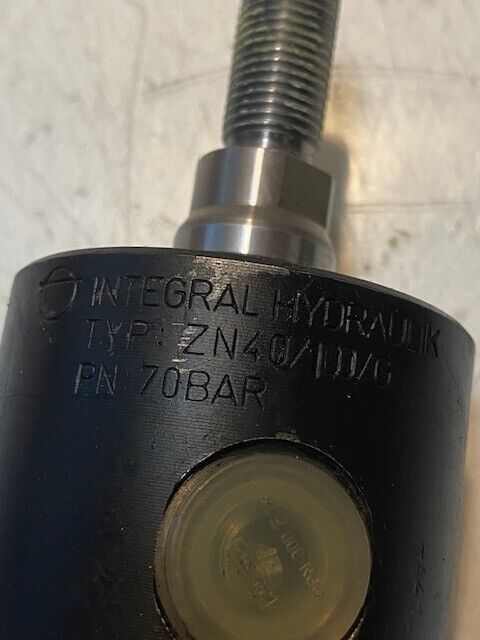 Integral Hydraulik Cylinder ZN40/100/G | 70BAR | 9-1/2" L 60mm OD 14mm Thread