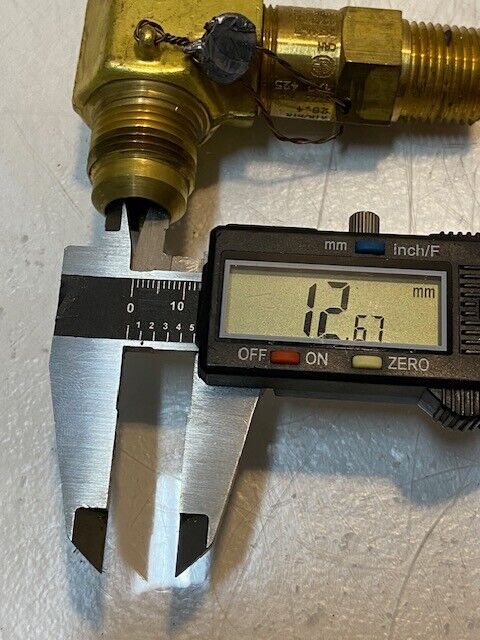 Brass Refrigeration Pressure Relief Valve CAT No. 3220, 3C2CA, 283C, D1514.B