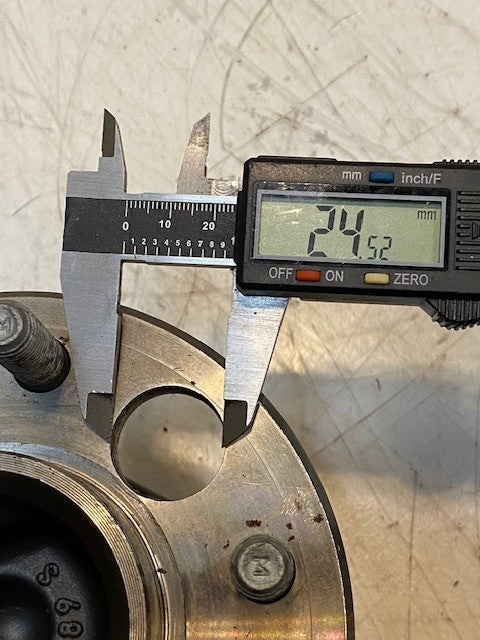 Wheel Bearing & Hub Assembly 5-Bolt 033-289S | 6" Dia. 70mm Bore OD 12mm Bolts