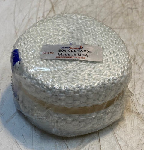 CLEAVER BROOKS 904-00012-000 TEXTURED FIBERGLASS GASKET TAPE 100FT LONG