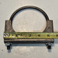 6 Quantity of 4" Exhaust Clamps 3/8" Threaded Ends 0.9lbs Each (6 Quantity)