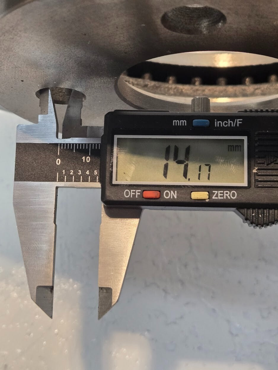 Brake Rotor 4x100mm Bolt Pattern 10in Diameter 24.2mm Rotor Thickness