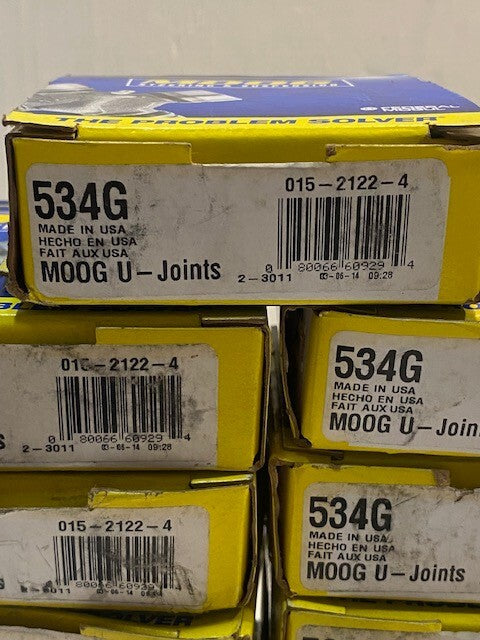 11 Quantity of MOOG U-Joints 534G | 015-2122-4 (11 Quantity)