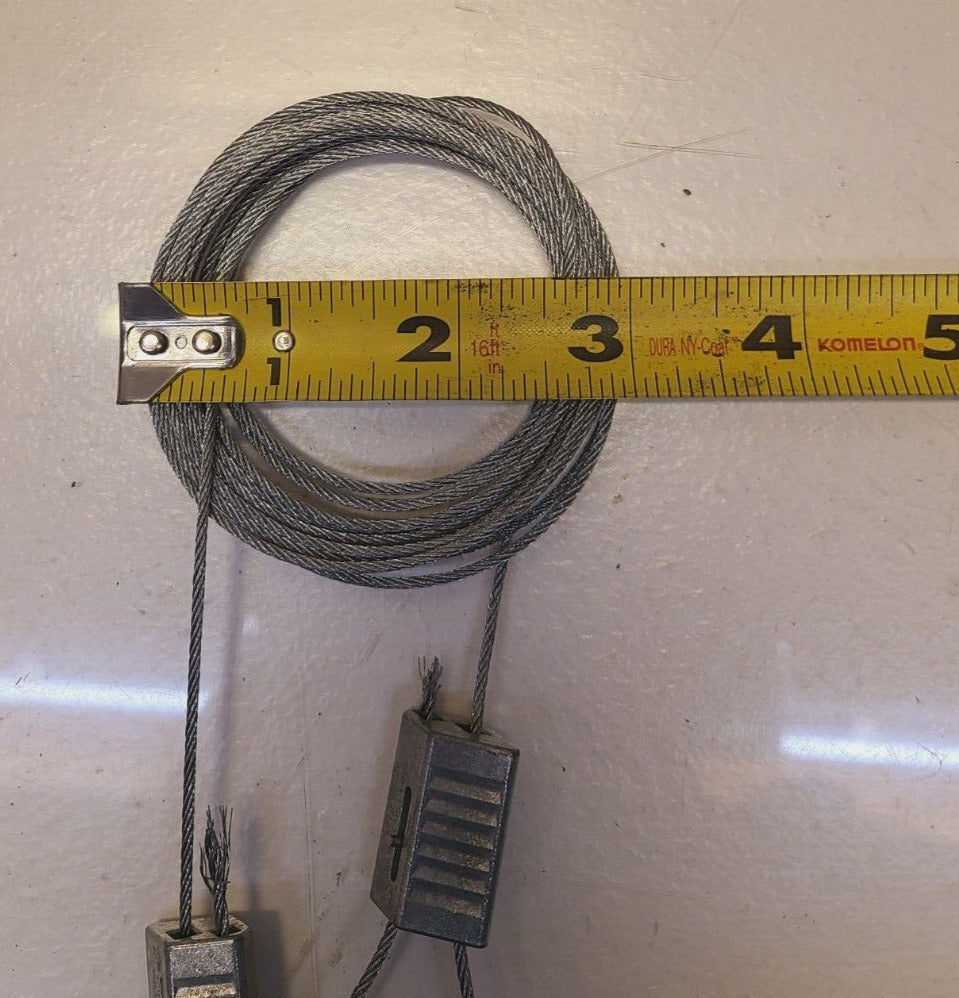 4 Qty. of Rize 100 Fasteners 10' Looped Cable Hanging 10' Long  (4 Qty)