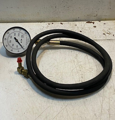 Ashcroft Pressure Gauge with Hose Attachment 405-15 | Max 400 Psi Max 2800 kPa