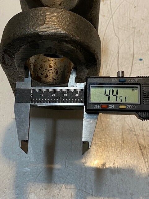 Cast Iron Rod Clevis BDC-17 | 6-1/4" H 4-7/8" W 3-3/8" D 45mm Pin Hole