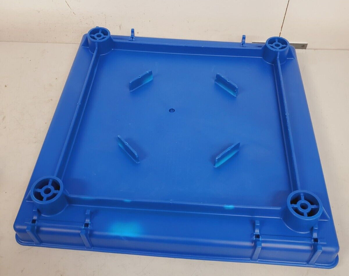 Sysco Dolly Blue Rolling Cart | 5" Castors | 21 1/2" Square | 3992823