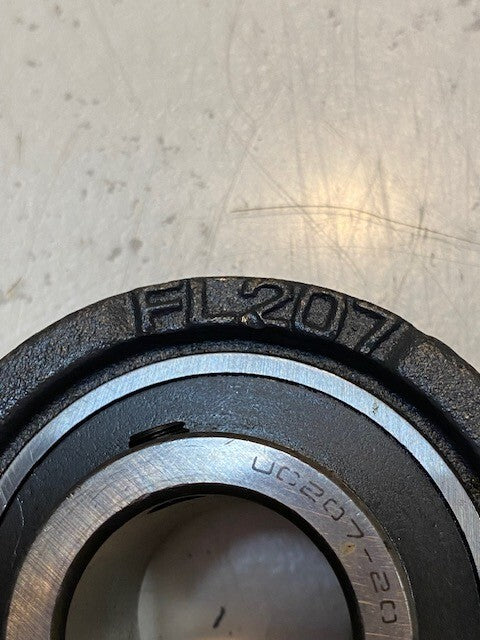 3 Quantity of IPTCI 2-Bolt Flange Bearings FL207 UC207-20 | 32mm Bore (3 Qty)